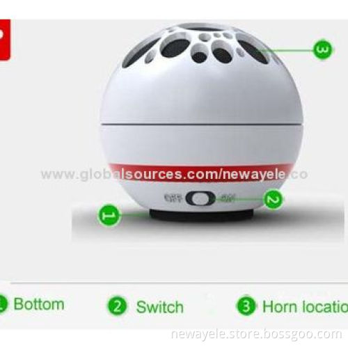 Portable mini colorful ball Bluetooth speaker